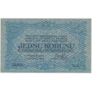 Czechosłowacja, 1 Koruna 1919