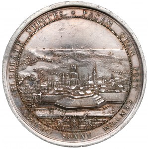 August III Sas, Medal 100-lecie pokoju oliwskiego 1760 r. - z pudełkiem