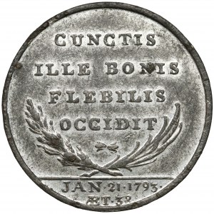 Frankreich, Ludwig XVI., Posthume Münze 1793 - selten
