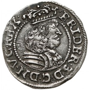 Dania, Fryderyk III, 1/16 talara 1668