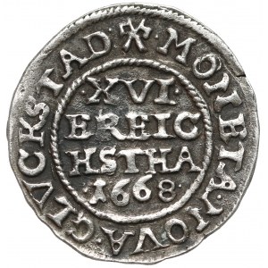 Dania, Fryderyk III, 1/16 talara 1668