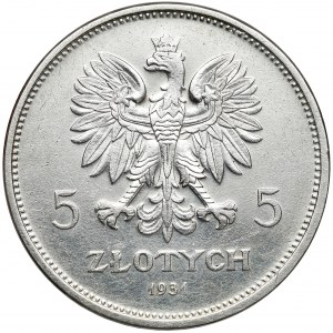 Nike 5 złotych 1931 - rzadka