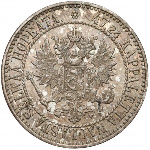 Finlandia / Rosja, Mikołaj II, 2 marki 1865