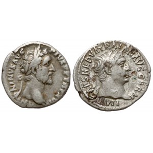 Cesarstwo Rzymskie, Zestaw denarów - Trajan i Antoninus Pius (2szt)