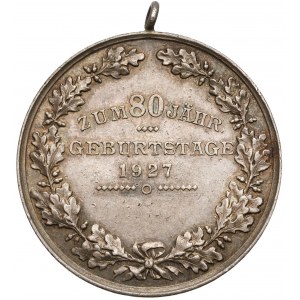 Deutschland, Medaille zum Gedenken an Hindenburgs 80. Geburtstag 1927