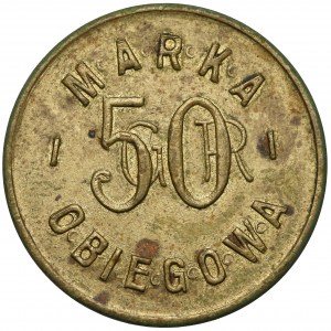 Przemyśl, 38 Pułk Strzelców Lwowskich, 50 groszy - b.ładne