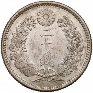 Japonia, Meiji, 20 sen, rok 25 (1892)