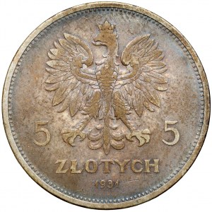 Nike 5 złotych 1931 - rzadka