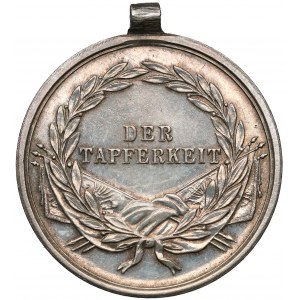 Austria-Hungary, Franz Joseph I, Medal for bravery - silver