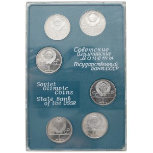 ZSRR, Olimpiada - zestaw monet (6szt)