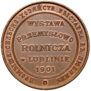 Medaille der Industrie- und Landwirtschaftsausstellung in Lublin 1901