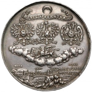 Jan III Sobieski, Medal Święta Liga 1684 (Höhn) - b.ładny