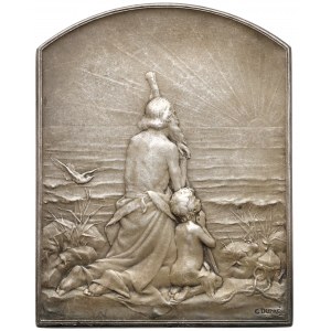 France, Paris, Medal Homage to the Sun 1910 (G.Dupre)