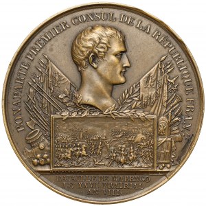 Francja, Napoleon, Medal Bitwa pod Marengo