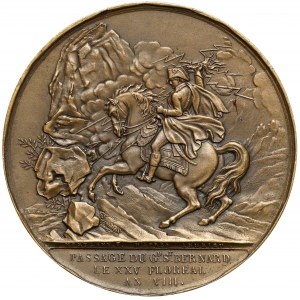 Frankreich, Napoleon, Medaille der Schlacht von Marengo