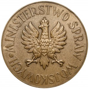 Medaille, Für ein Reparaturpferd 1929 - Auszeichnung des Ministeriums für Militärische Angelegenheiten - RARE