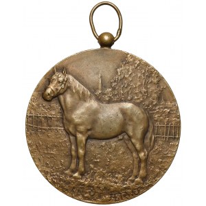 Francja, Medal bez daty z przedstawieniem konia (Rivet)