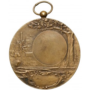 Frankreich, Medaille ohne Datum mit Darstellung eines Pferdes (Niet)