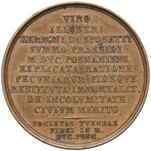 Medal, Poznań, Zerboni di Sposetti 1825