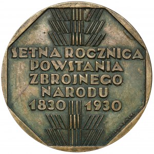 Medaille zum 100. Jahrestag des Novemberaufstandes 1930 (Repeta/Wabiński)