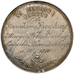 Gedenkmedaille auf die Taufe, 1896.