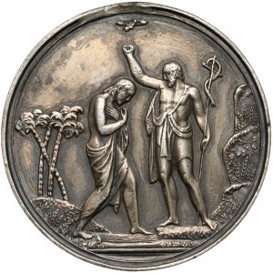 Gedenkmedaille auf die Taufe, 1889.