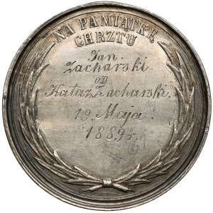 Medal Na Pamiątkę Chrztu, 1889 r.