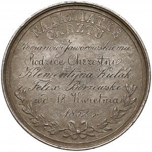 Gedenkmedaille auf die Taufe, 1852 (IM)