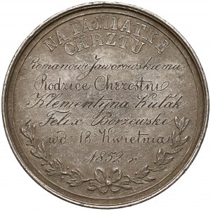 Medal Na Pamiątkę Chrztu, 1852 r. (IM)
