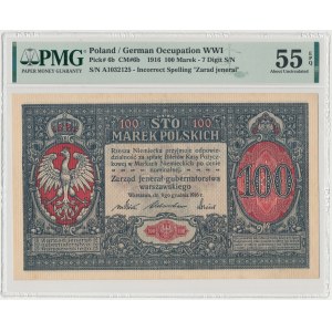 100 mkp 1916 jenerał - numeracja 7-cyfrowa - RZADKOŚĆ