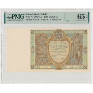 50 złotych 1929 - Ser.EM