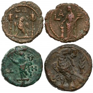 Prowincje rzymskie - zestaw tetradrachm z Aleksandrii (4szt)