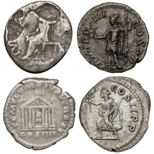 Cesarstwo Rzymskie, zestaw denarów (4szt) - w tym NERON