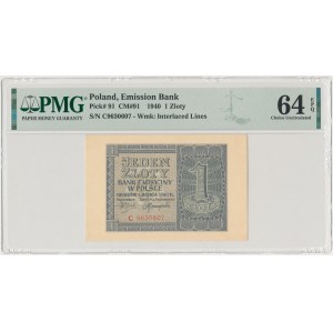 1 złoty 1940 - C