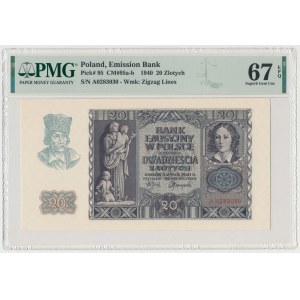 20 złotych 1940 - A