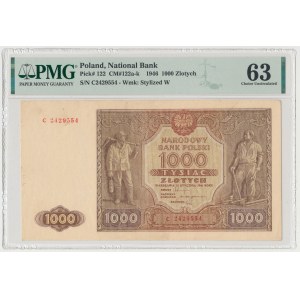 1.000 złotych 1946 - C (Mił.122b)