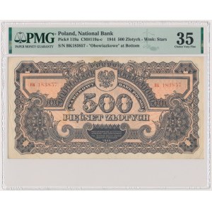 500 złotych 1944 ...owe - BK