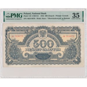 500 złotych 1944 ...owym - AK