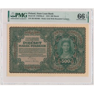 500 mkp 1919 - II Serja K