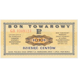 PEWEX 10 centów 1969 - GB