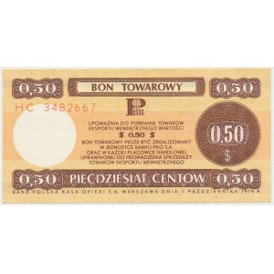 PEWEX 50 centów 1979 - mały - HC