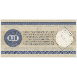 PEWEX 20 centów 1979 - mały - HN