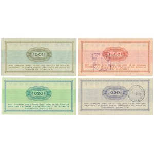 PEWEX 1 - 50 centów 1969 (4szt)