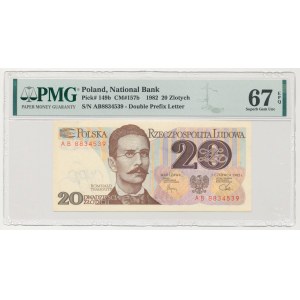 20 złotych 1982 - AB