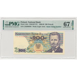 200 złotych 1986 - CZ