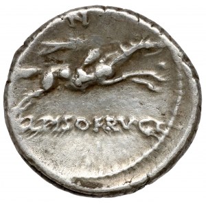 Republika, L. Calpurnius Piso Frugi (90 p.n.e.) Denar