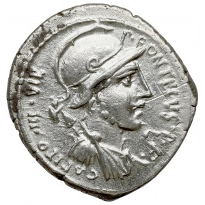 Republika, P. Fonteius P. f. Capito (55 p.n.e.) Denar