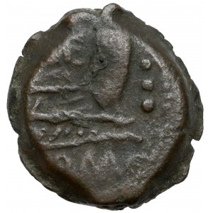 Republika, Cn. Domitius Ahenobarbus (128 p.n.e.) Quadrans
