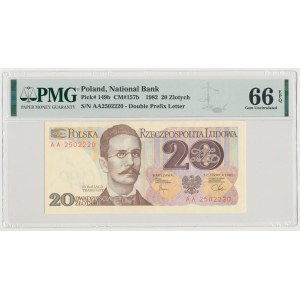 20 złotych 1982 - AA