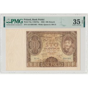 100 złotych 1932 - Ser.AA